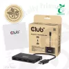 CLUB3D Quad DisplayPort™ Hub – 4 x 4K eraldusvõime @ 30 Hz, MST tugi