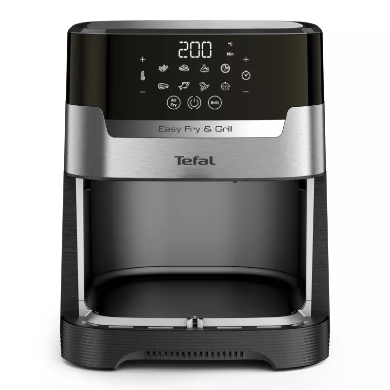 Tefal Easy Fry & Grill EY505D Üksik 4,2 L Eraldiseisev 1550 W Kuumaõhufritüür Roostevaba teras