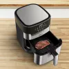 Tefal Easy Fry & Grill EY505D Üksik 4,2 L Eraldiseisev 1550 W Kuumaõhufritüür Roostevaba teras