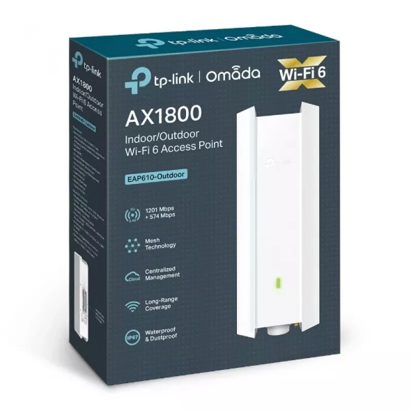 TP-Link Omada EAP610-Outdoor 1800 Mbit/s Valge Power over Ethernet (PoE)