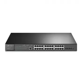 TP-Link Omada 24-port Gigabit ja 4-port 10GE SFP+ L2+ halduslüliti 24-port PoE+-ga