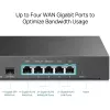 TP-Link SafeStream Gigabit Multi-WAN VPN-ruuter, Ethernet WAN, Gigabit Ethernet, must