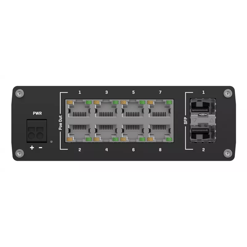 TELTONIKA TSW200 Tööstuslik haldamata PoE+ Gigabit Ethernet lüliti