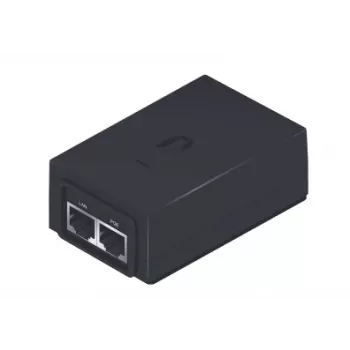 PoE adapter UBIQUITI POE-24-24W — 24 V PoE, 2 × RJ-45 Gigabit Ethernet pordid, 88×57×33 mm