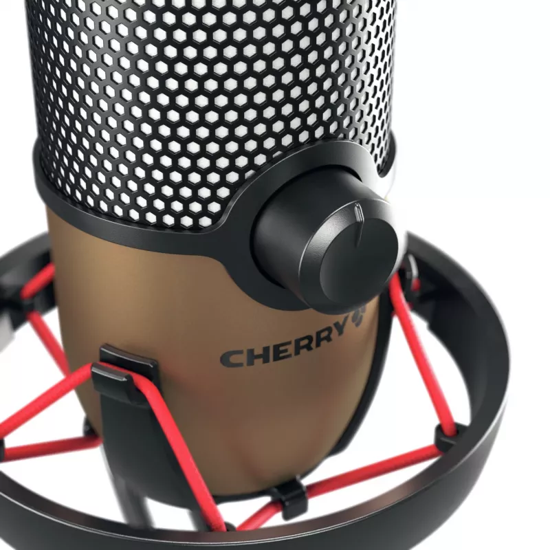 CHERRY UM 9.0 PRO RGB Must, Copper lauamikrofon