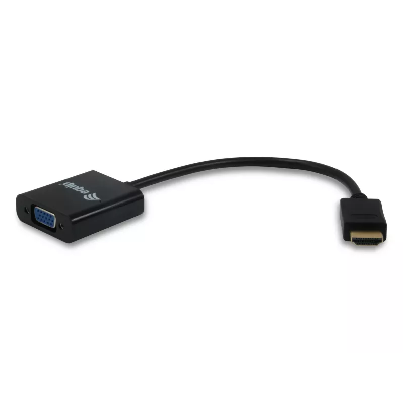 Equip HDMI to HD15 VGA Adapter, HDMI Tüüp A (Standard), VGA (D-Sub), Male, Female, Straight, Straight