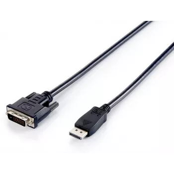 Equip DisplayPort-DVI-D kahe lüliga kaabel, 2 m, 2 m, DisplayPort, DVI-D, isane, isane, 1920 x 1200 pikslit