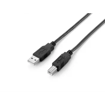 Equip USB 2.0 tüüp A – tüüp B kaabel, 2,0 m, must