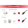 Equip USB 2.0 tüüp A – tüüp B kaabel, 2,0 m, must