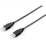 Equip USB 2.0 Type A kaabel, 1,8 m, must
