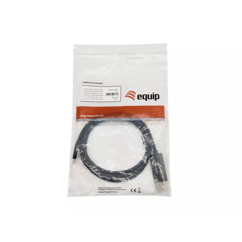 Equip USB-C–DisplayPort kaabel, isane/isane, 2,0 m, 4K/60 Hz