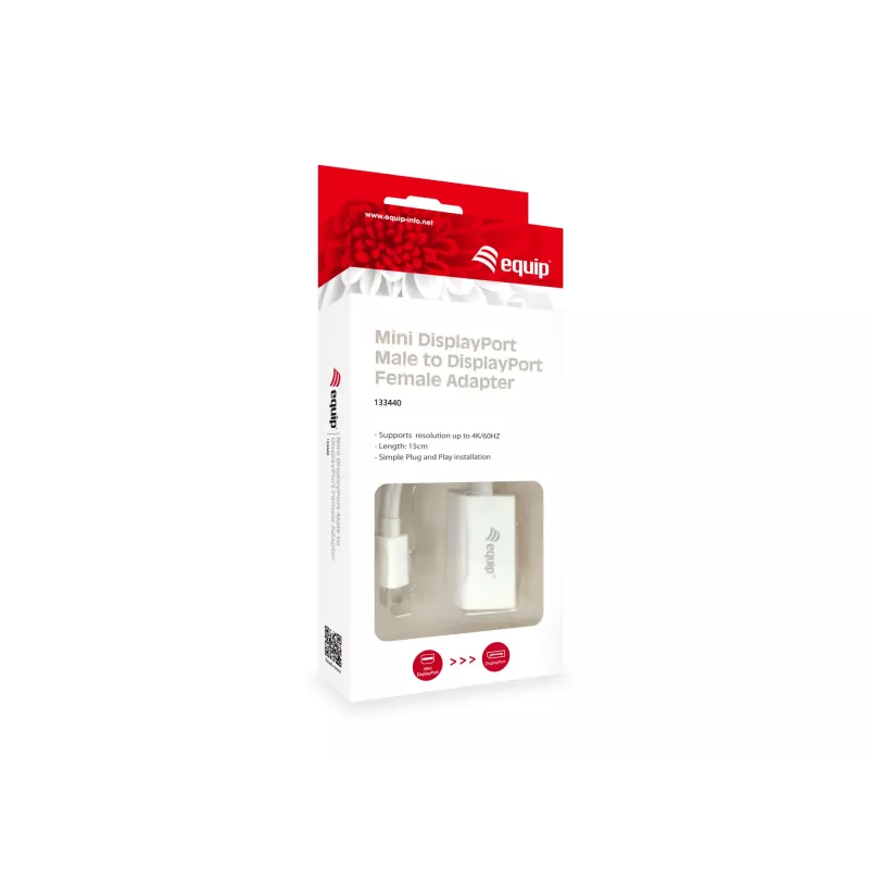 Mini DisplayPort DisplayPorti adapter Equip 133440