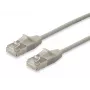 Equip Cat.6A F/FTP Slim Patch-kaabel, 1 m, beež, Cat6a, F/FTP (FFTP), RJ-45, RJ-45