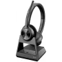 HP Poly Savi 7320 Office Stereo DECT 1880-1900 MHz peakomplekt, must, Mehhiko, Windows 10, Windows 11, MacOS, TCO, 185 mm