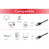 Võrgukaabel Equip Cat.6A F/FTP Slim Patch RJ-45 3m Must