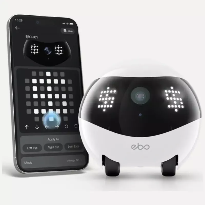Jälgimisrobot Enabot EBO AIR 2 — mobiilne kodukaamera, roosa