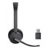 Yealink WH64 Hybrid Dual Teams juhtmevaba kõrvaklappidega peakomplekt kontorisse/kõnekeskusesse, Micro-USB, Bluetooth, must