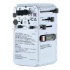 Verbatim Charge 'n' Travel 70W 2C kokkutõmmatav universaalne reisiadapter, sinine
