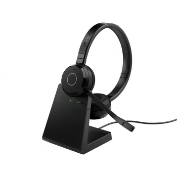 Jabra Evolve 65 TE - Link390a MS Stereo (koos alusega), juhtmega ja juhtmeta, 20 - 20000 Hz, kontor/kõnekeskus, 106.3 g, kõrvaklapid, must