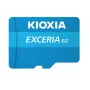MicroSDHC-mälukaart Kioxia EXCERIA G2 128 GB UHS-III U3 V30 A1, lugemine 100 MB/s, kirjutamine 50 MB/s, sinine