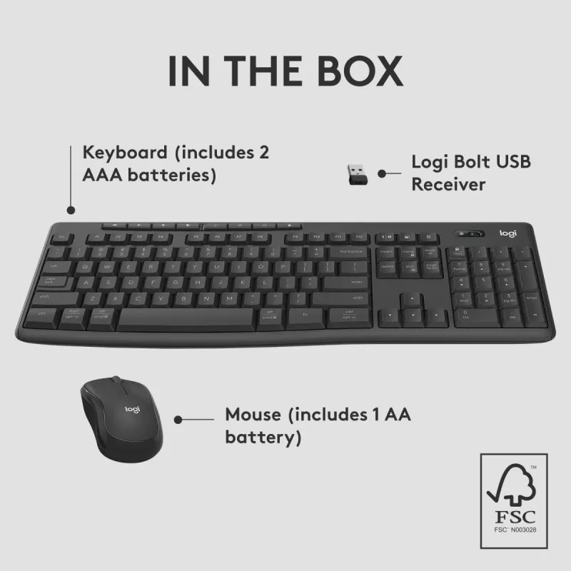 LOGITECH Mk370 Combo For Business Graphite Qwertz Deutsch