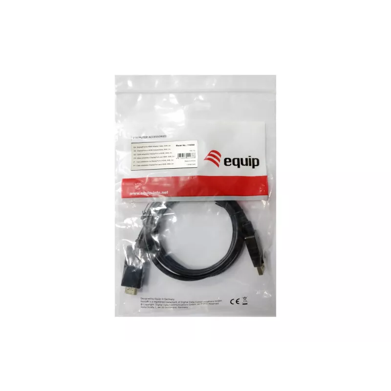Equip DisplayPort-HDMI adapterkaabel, 3 m
