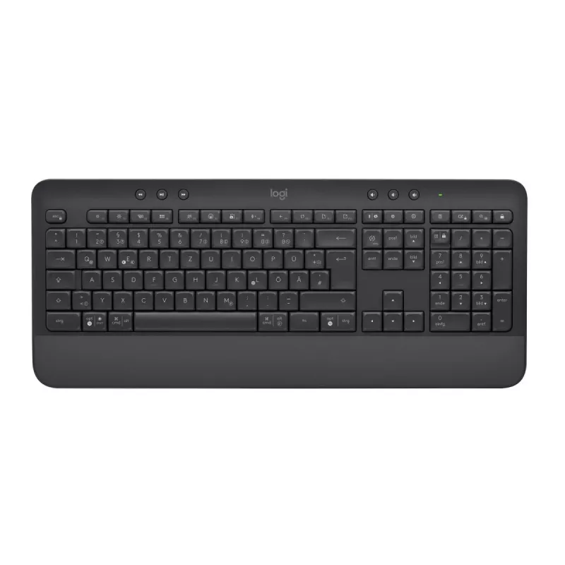 LOGITECH Signature K650 juhtmeta klaviatuur - Graphite - Deutsch Qwertz