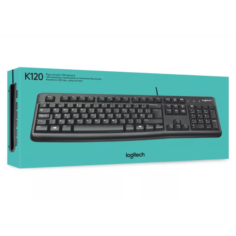 LOGITECH K120 klaviatuur - USB-juhtmega - QWERTY USA/rahvusvaheline