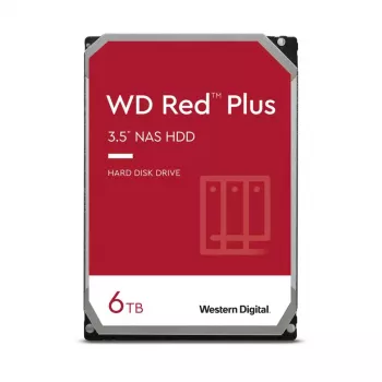 WESTERN DIGITAL kõvaketas - Red Plus WD60EFPX - 6 TB - SATA 6 Gb/s - 3.5 inch - 5400 p/min - 256 MB vahemälu