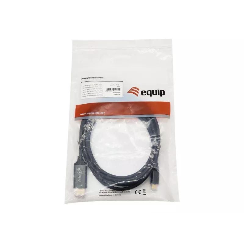 Equip USB-C HDMI-kaabel, M/M, 3,0 m, 4K/60Hz, 3 m, USB USB-C, HDMI Type A (standard), isane, isane, sirge