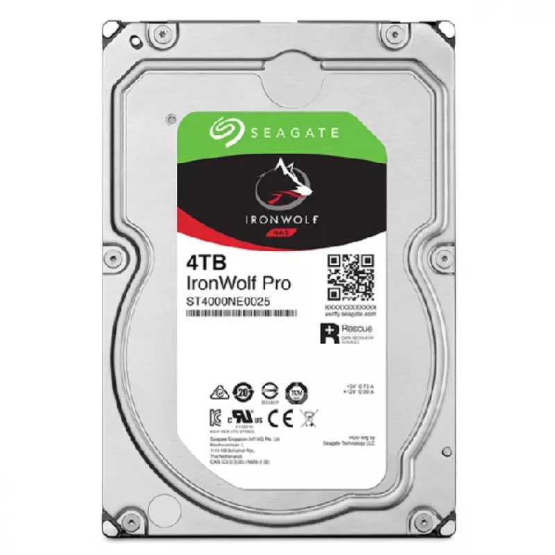 Seagate IronWolf Pro ST4000NT001 sisemine kõvaketas 4 TB 7200 RPM 256 MB 3,5 tolli