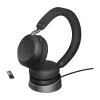 Peakomplekt Jabra Evolve2 75 USB-A UC lauahoidikuga, must