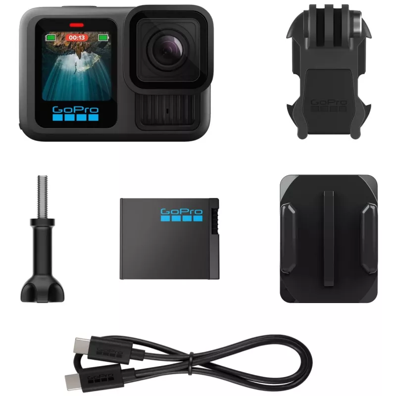GOPRO Hero 13 kaamera must Action Sports (chdhx-131-rw)