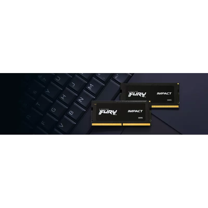 Kingston Technology FURY 64GB 4800MT/s DDR5 CL38 SODIMM (2 tk komplekt) Impact
