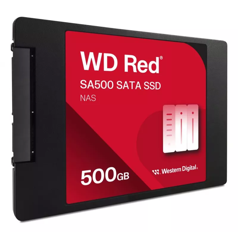 WESTERN DIGITAL SSD - WD Red SA500 - 500GB - SATA 6Gb/s - 2.5in