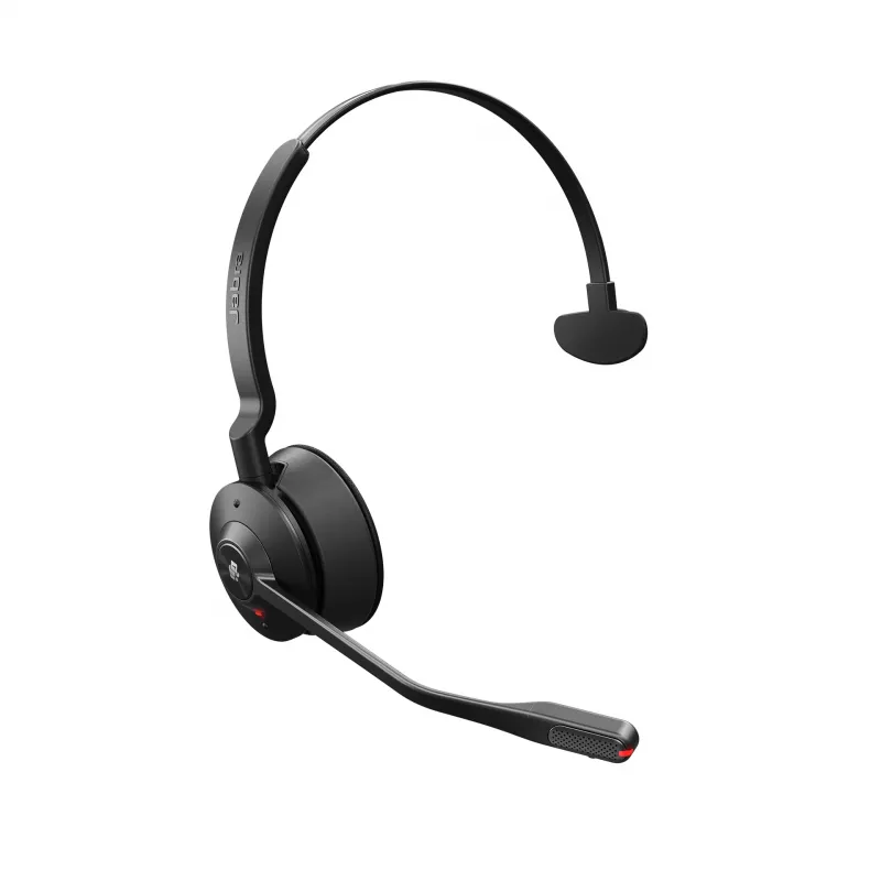 Jabra Engage 55 - USB-A MS Mono, EMEA/APAC, juhtmevaba, kontor/kõnekeskus, 57 g, peakomplekt, must, titaan