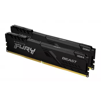 Kingston Technology FURY Beast 32GB 3200MT/s DDR4 CL16 DIMM (2 tk komplekt) 1Gx8 Must