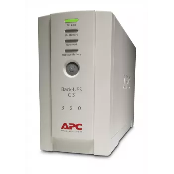 APC Back-UPS, 350VA/210W, torn, 230V, 4x IEC C13 pistikupesa, kasutaja vahetatav aku