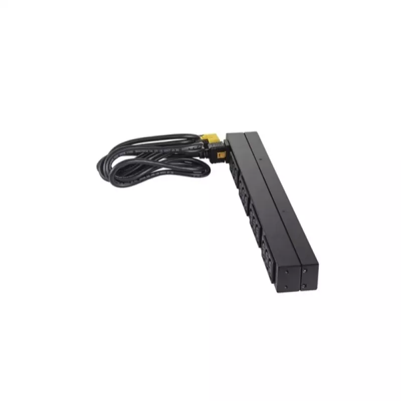 APC NetShelter Basic Rack PDU, 1U, 1PH, 3,7kW 230V 16A või 3,3kW 208V 16A, x12 C13 pistikupesa, C20 toitejuhe