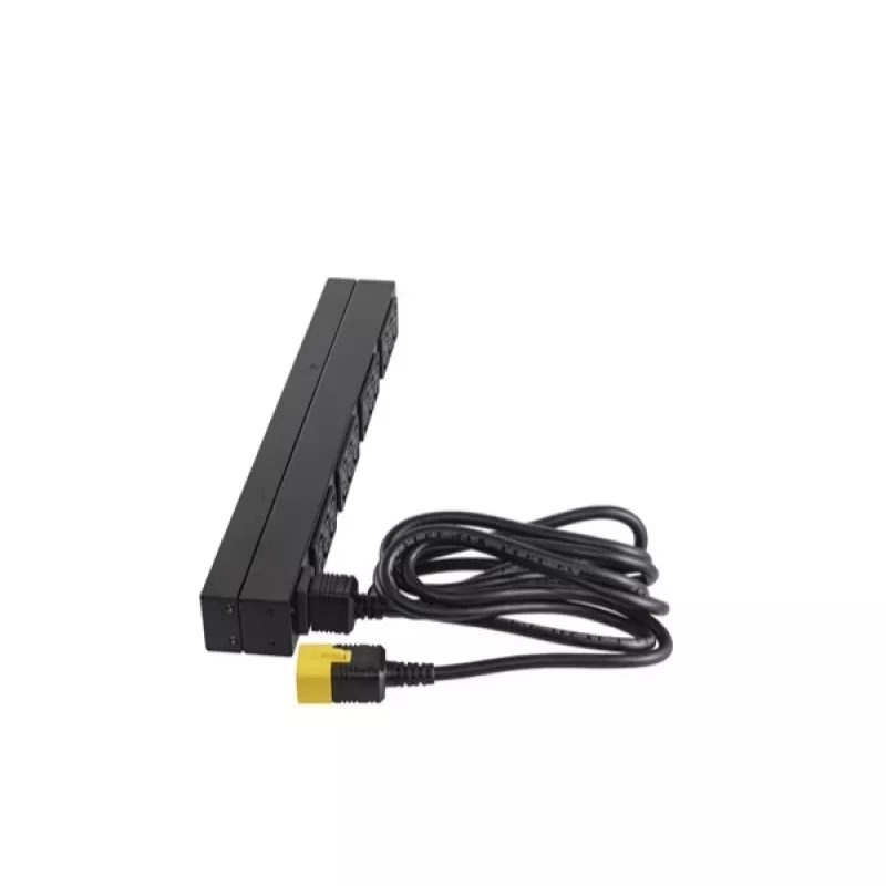 APC NetShelter Basic Rack PDU, 1U, 1PH, 3,7kW 230V 16A või 3,3kW 208V 16A, x12 C13 pistikupesa, C20 toitejuhe
