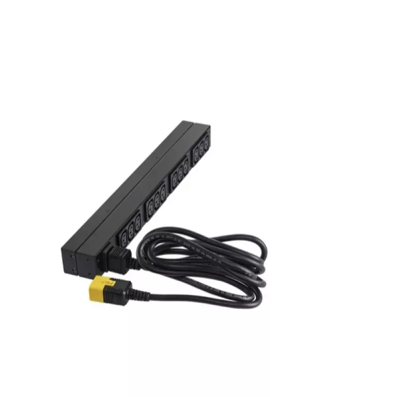 APC NetShelter Basic Rack PDU, 1U, 1PH, 3,7kW 230V 16A või 3,3kW 208V 16A, x12 C13 pistikupesa, C20 toitejuhe