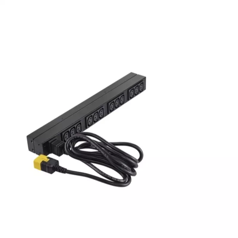 APC NetShelter Basic Rack PDU, 1U, 1PH, 3,7kW 230V 16A või 3,3kW 208V 16A, x12 C13 pistikupesa, C20 toitejuhe