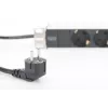 DIGITUS 1U Alumiinium PDU, rackmountable rated power: 16A, 4000W, 250VAC 50/60Hz, 8x safety outlets