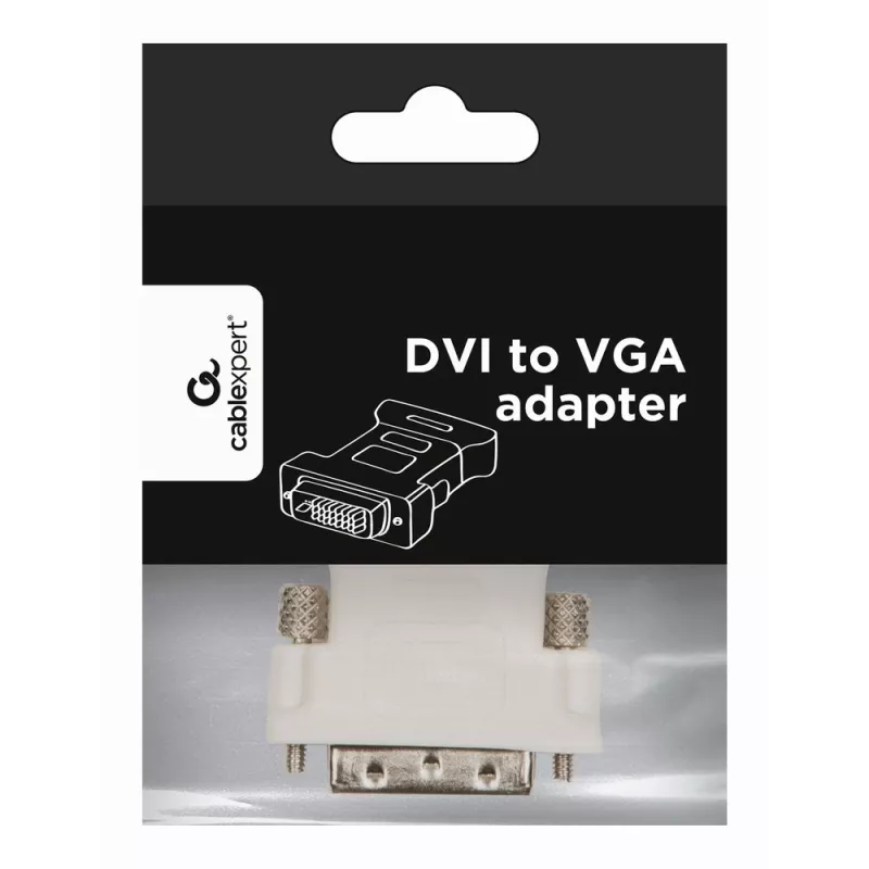 GEMBIRD adapter DVI-A-pistik → VGA 15-kontaktiline HD (3 rida) emane