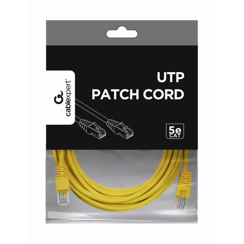 GEMBIRD patch-kaabel - Cat 5e - UTP - 5 m - kollane