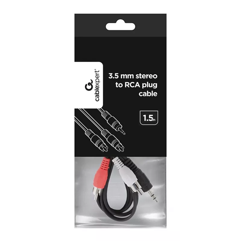 GEMBIRD 3,5 mm stereo-RCA pesa kaabel 1,5 m