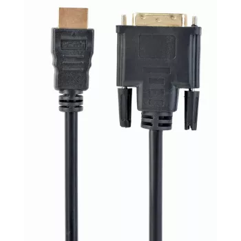 HDMI-DVI-D-kaabel GEMBIRD CC-HDMI-DVI-10 3 m, must, isane-isanele, kullatud kontaktidega