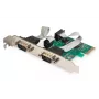 DIGITUS Serial I/O, 2-pordiline, PCI-e lisakaart, 2 x DB9 M, pesa kronstein + LP kronsteinid, MCS9901 kiibistik
