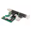 DIGITUS Serial I/O, 2-pordiline, PCI-e lisakaart, 2 x DB9 M, pesa kronstein + LP kronsteinid, MCS9901 kiibistik