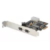 DIGITUS IEEE 1394b liidesekaart, PCI-e 3 porti, 2x9-kontaktine välimine +1x9-kontaktine sisemine